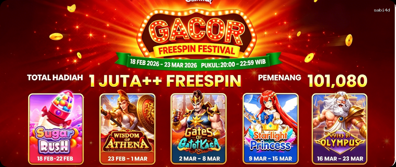 Login sabi4d Sekarang Bonus Melimpah